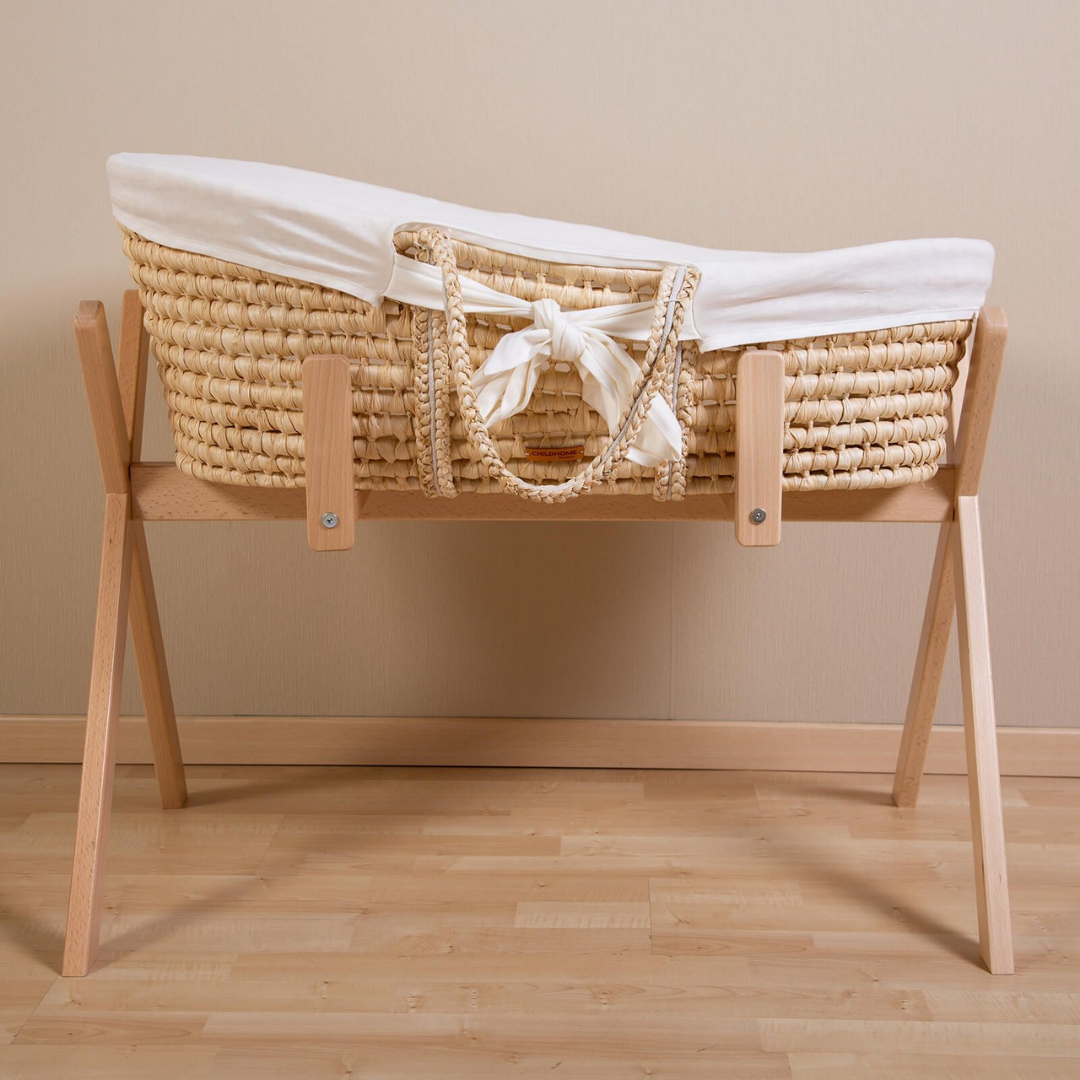 Childhome - Bundle Moses Basket + Mattress + Cover Off White