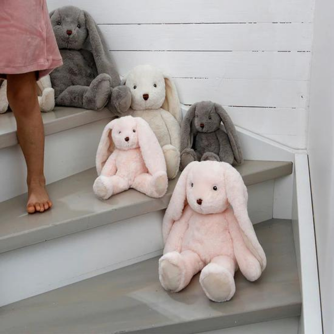 Teddykompaniet - Svea Bunny Stuffed Animal -  Light Pink (45 cm)