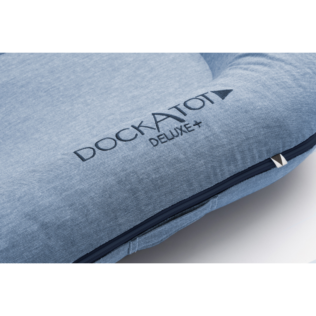 DockATot - Deluxe+ Dock - Indigo Chambray