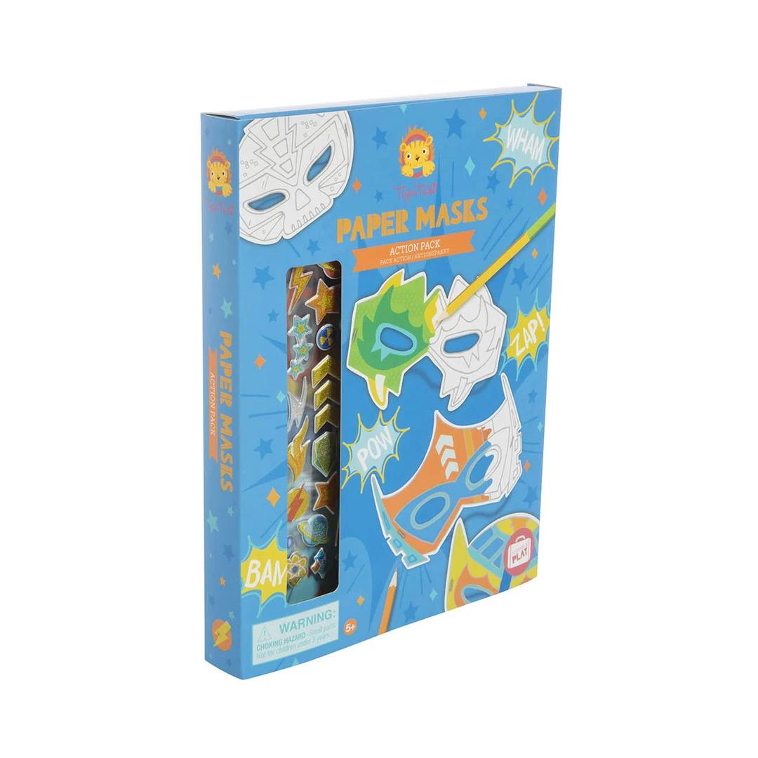 Tiger Tribe - Paper Masks - Action Pack