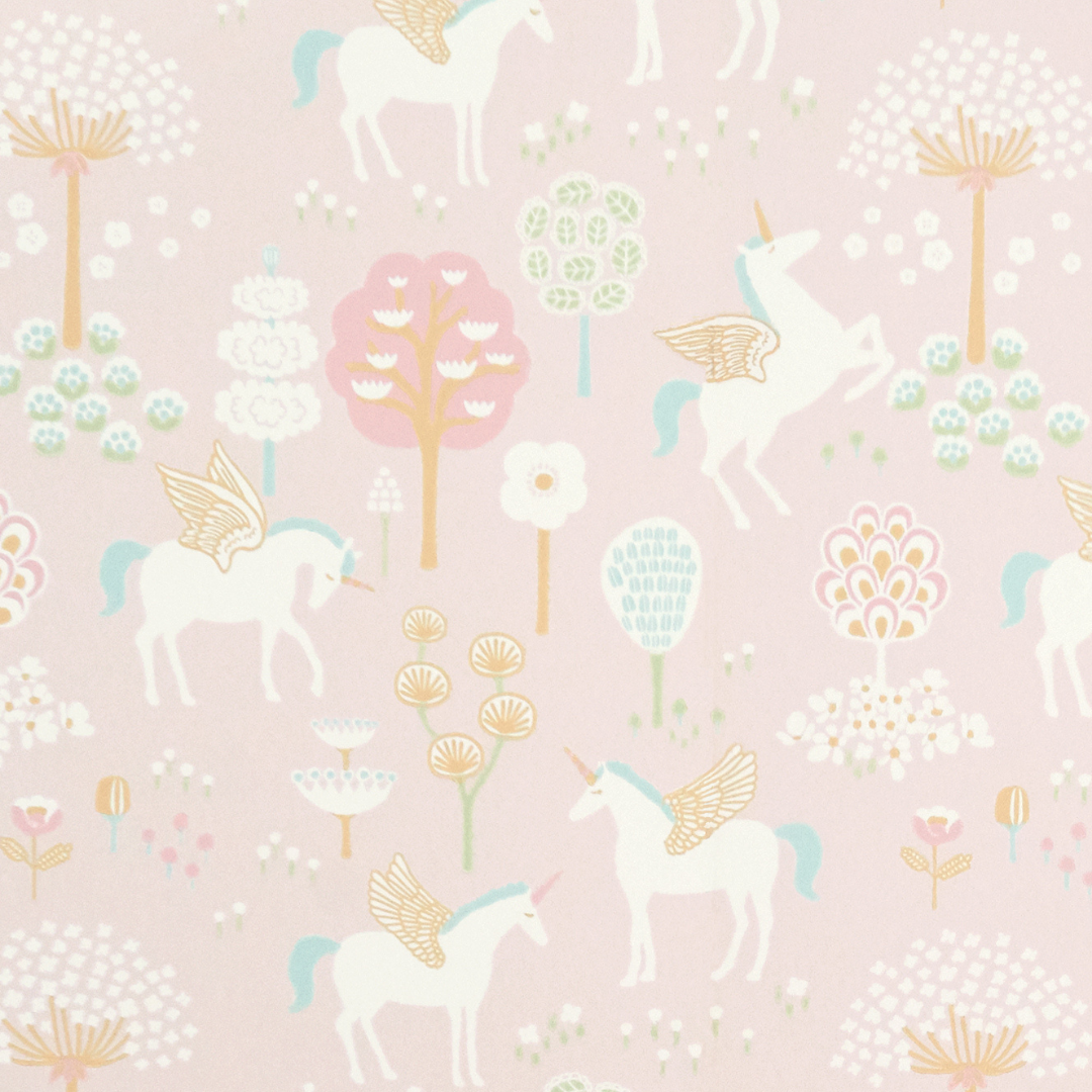 Majvillan - Wallpaper - True Unicorns - Pink