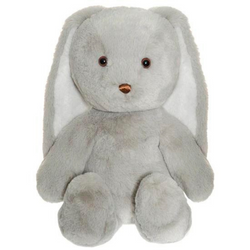 Teddykompaniet - Maja Stuffed Bunny - Grey (40 cm)