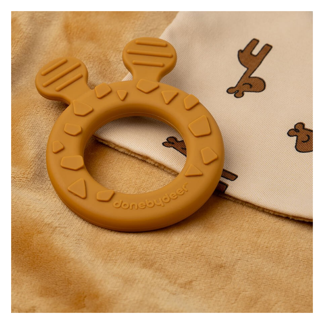 Comfort Teether Raffi - Mustard
