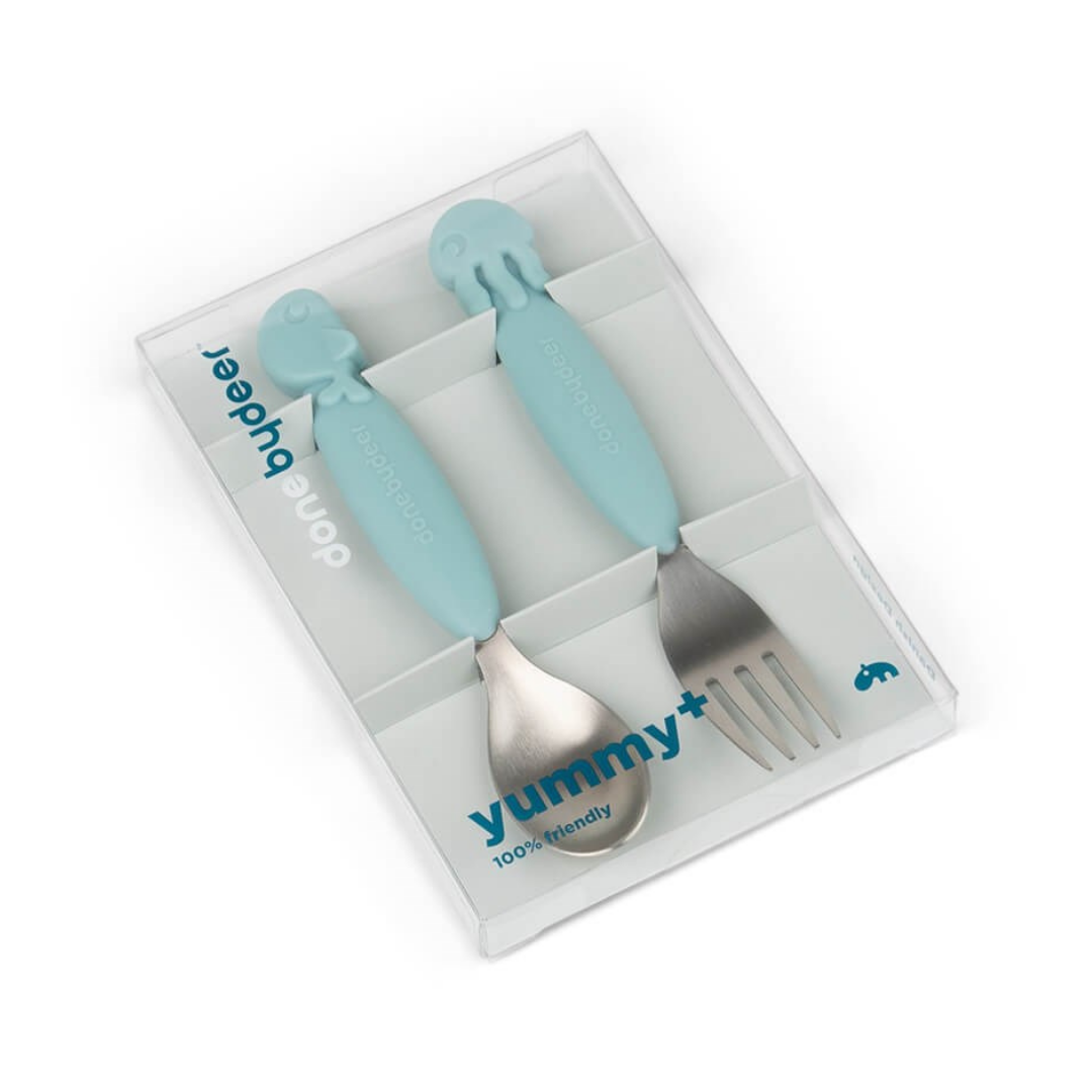 YummyPlus Spoon & Fork Set - Sea Friends