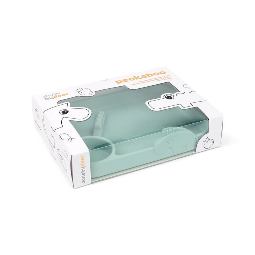 Peekaboo Compartment Plate Deer Friend