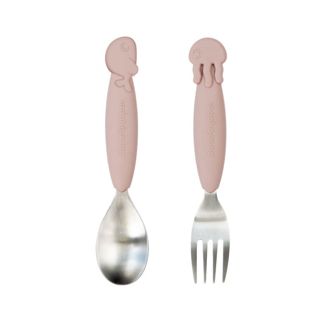 YummyPlus Spoon & Fork Set - Sea Friends