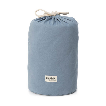 Play and Go - Organic Playmat and Storage Bag - Dusty Blue