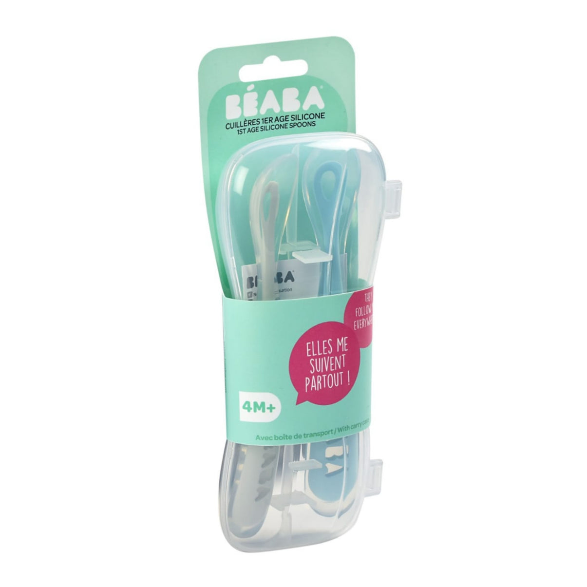 Silicone Spoon 1st Age Set Of 2 + Box
