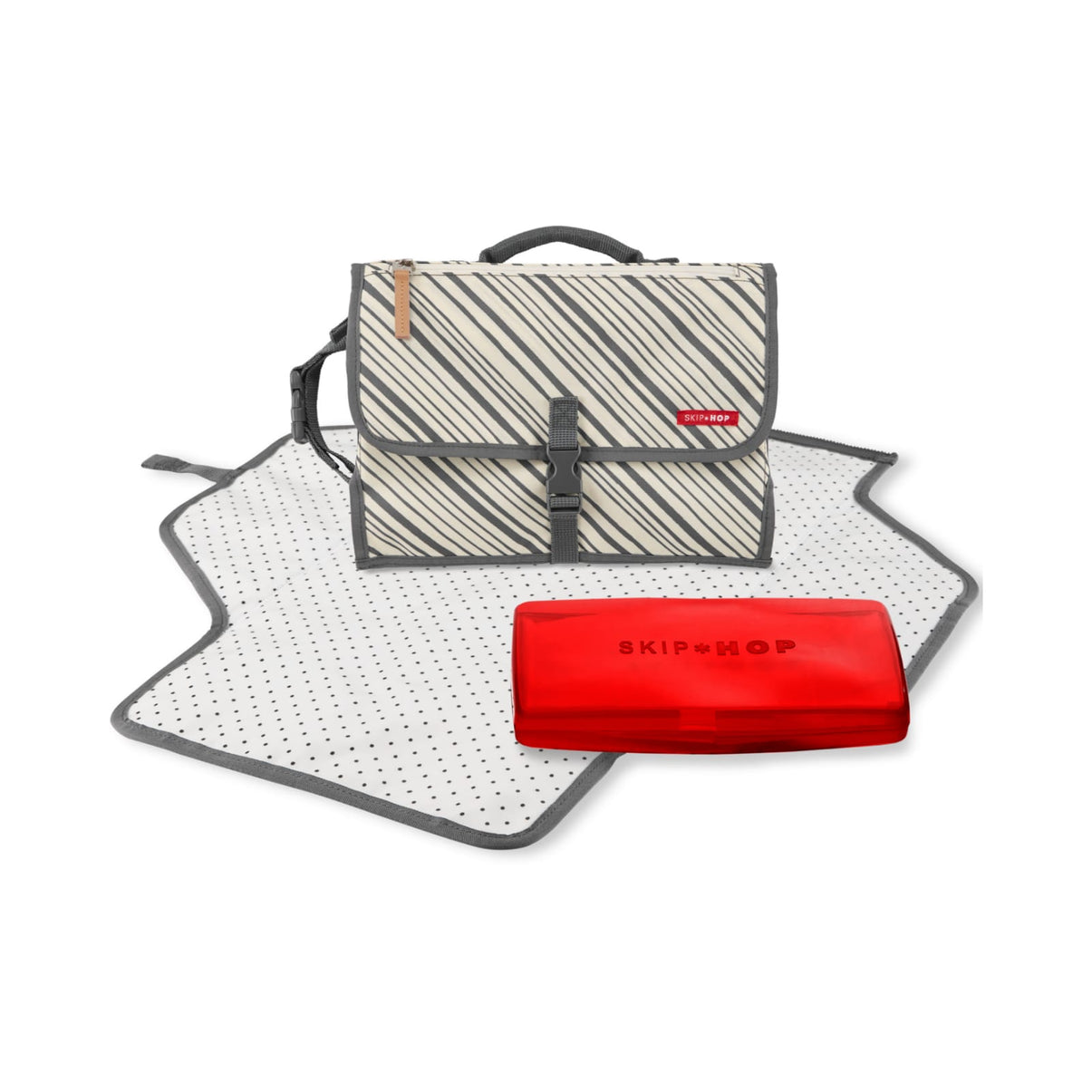 Pronto Changing Station - Graphite Stripe