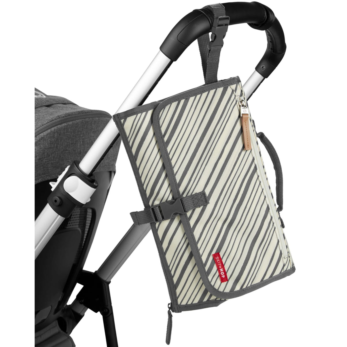 Pronto Changing Station - Graphite Stripe