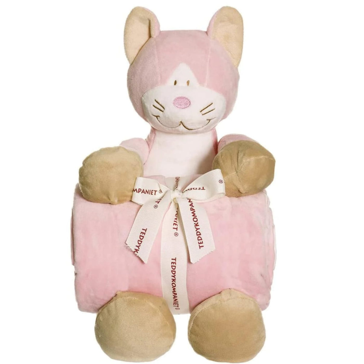 Teddykompaniet - Gift Set - Diinglisar with Blanket - Cat