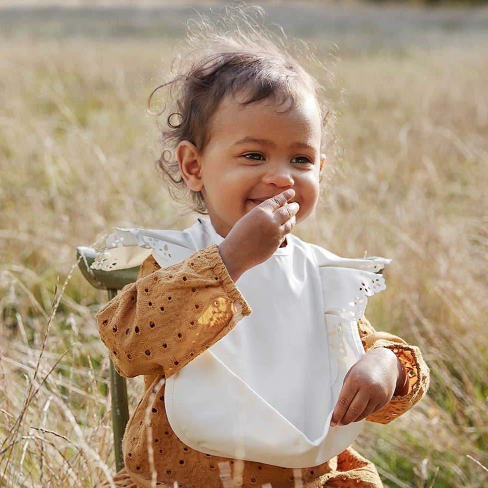 Elodie Details - Baby Bib - Vanilla white
