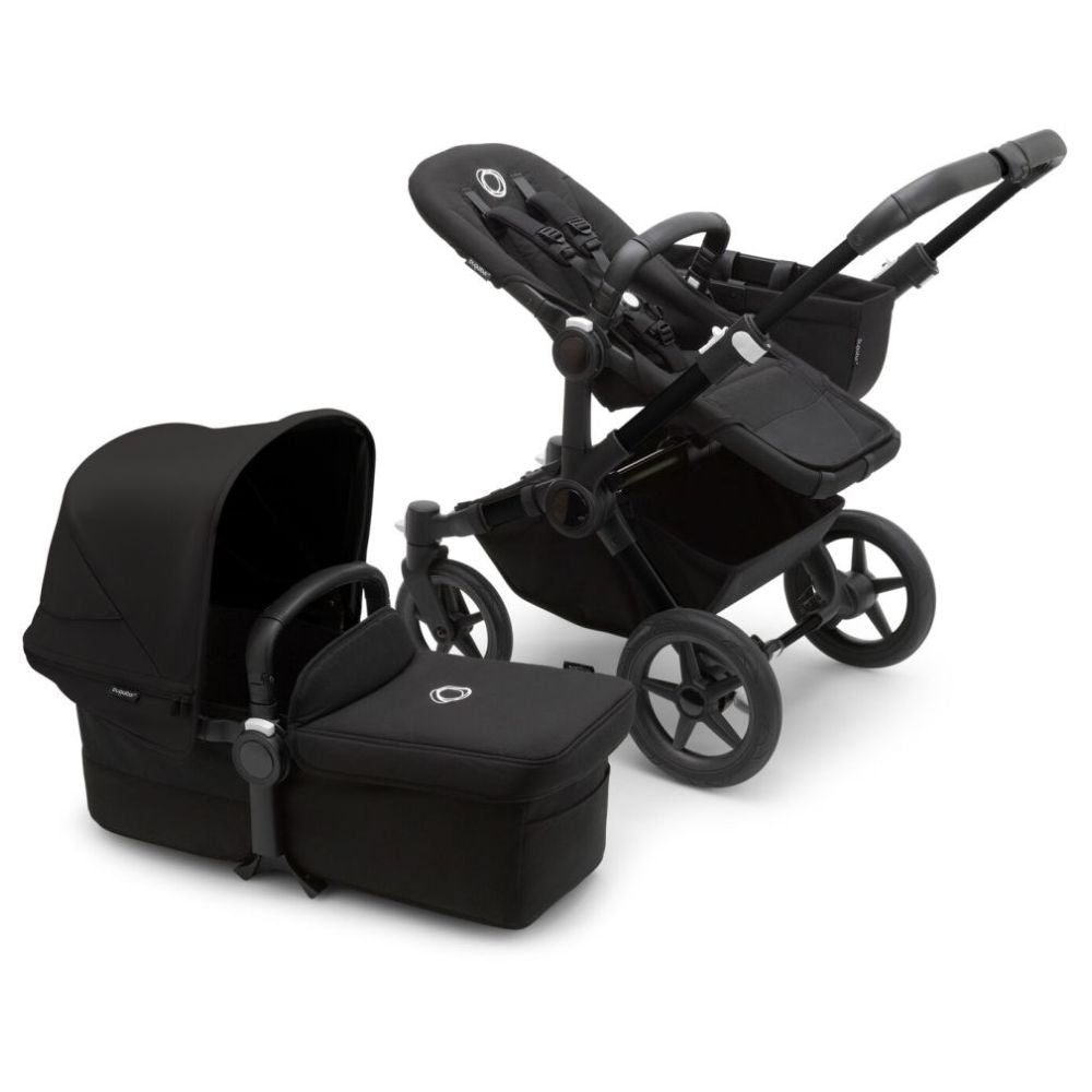 Bugaboo - Donkey 5 Mono Complete - ME BLACK/MIDNIGHT BLACK