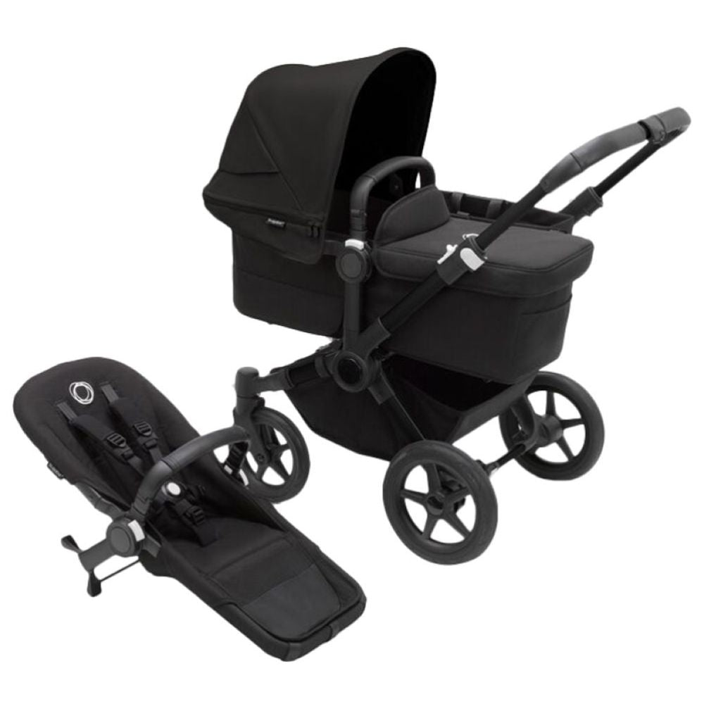 Bugaboo - Donkey 5 Mono Complete - ME BLACK/MIDNIGHT BLACK