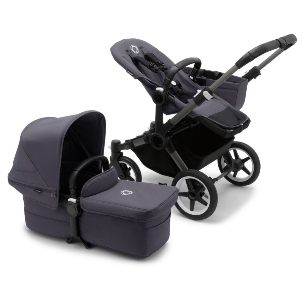 Bugaboo - Donkey 5 Mono Complete - ME GRAPHITE/STORMY BLUE