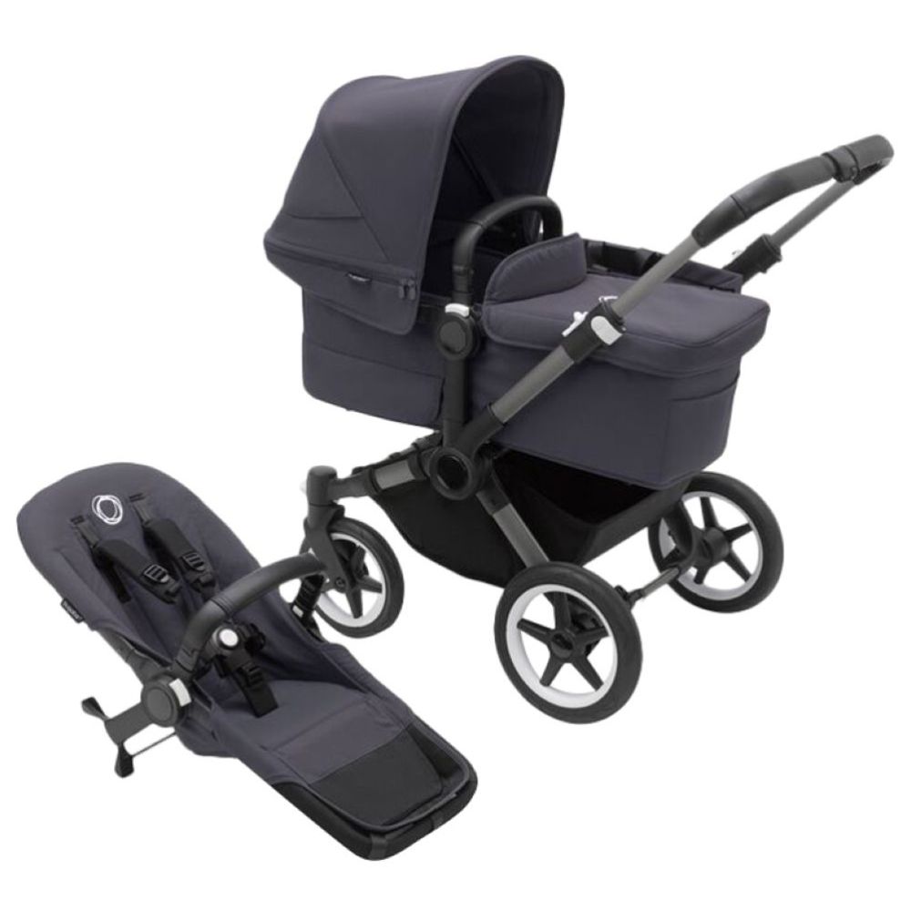 Bugaboo - Donkey 5 Mono Complete - ME GRAPHITE/STORMY BLUE