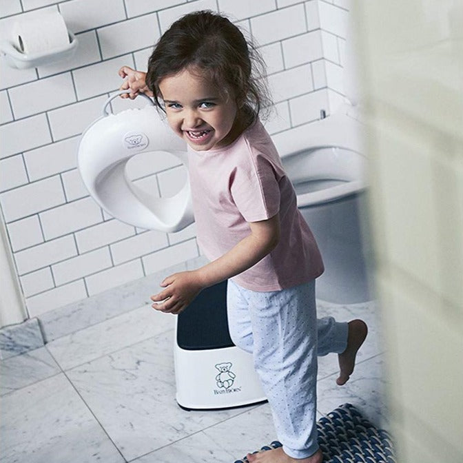 Toilet Training Seat - (White/Black)