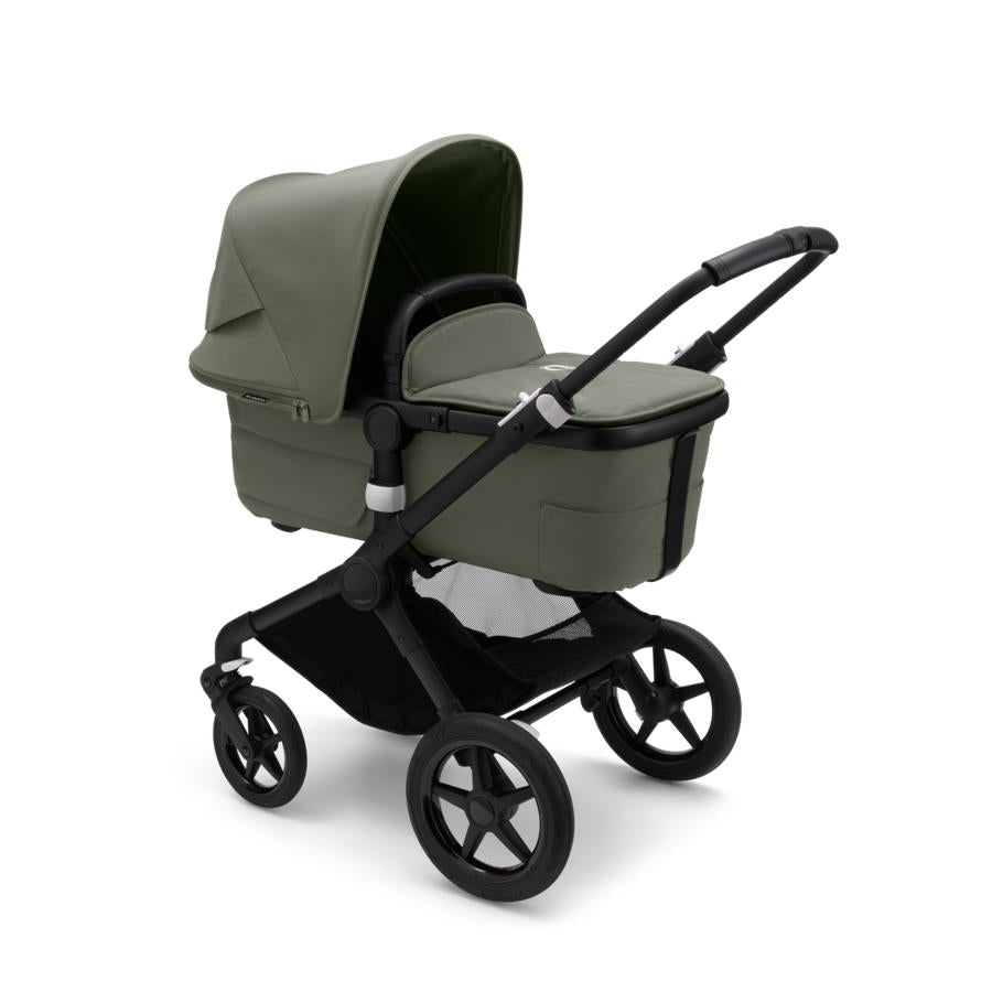 Bugaboo - Fox3 Complete Stroller in Black/Forest Green - Forest Green