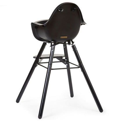 Childhouse Evolu 2 Chair with Bumper -Natural/Anthracite, Black