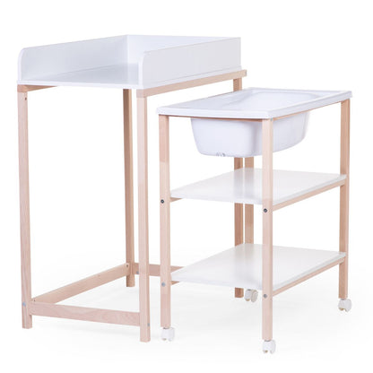 Childhome Changing Table + Bath + Wheels