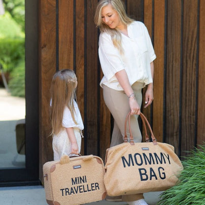 Mini Traveller Kids Suitcase Teddy Beige