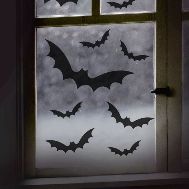 ملصقات نافذة  للهالويين - Black Bat 