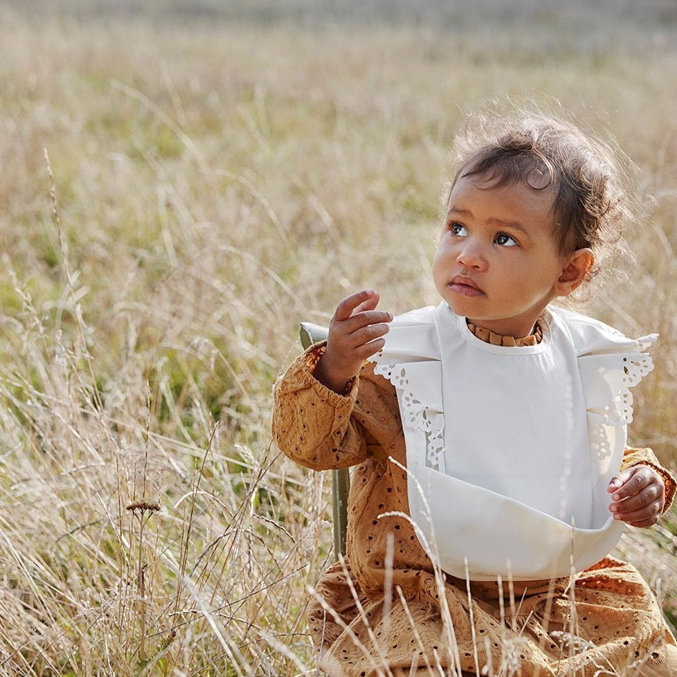 Elodie Details - Baby Bib - Vanilla white