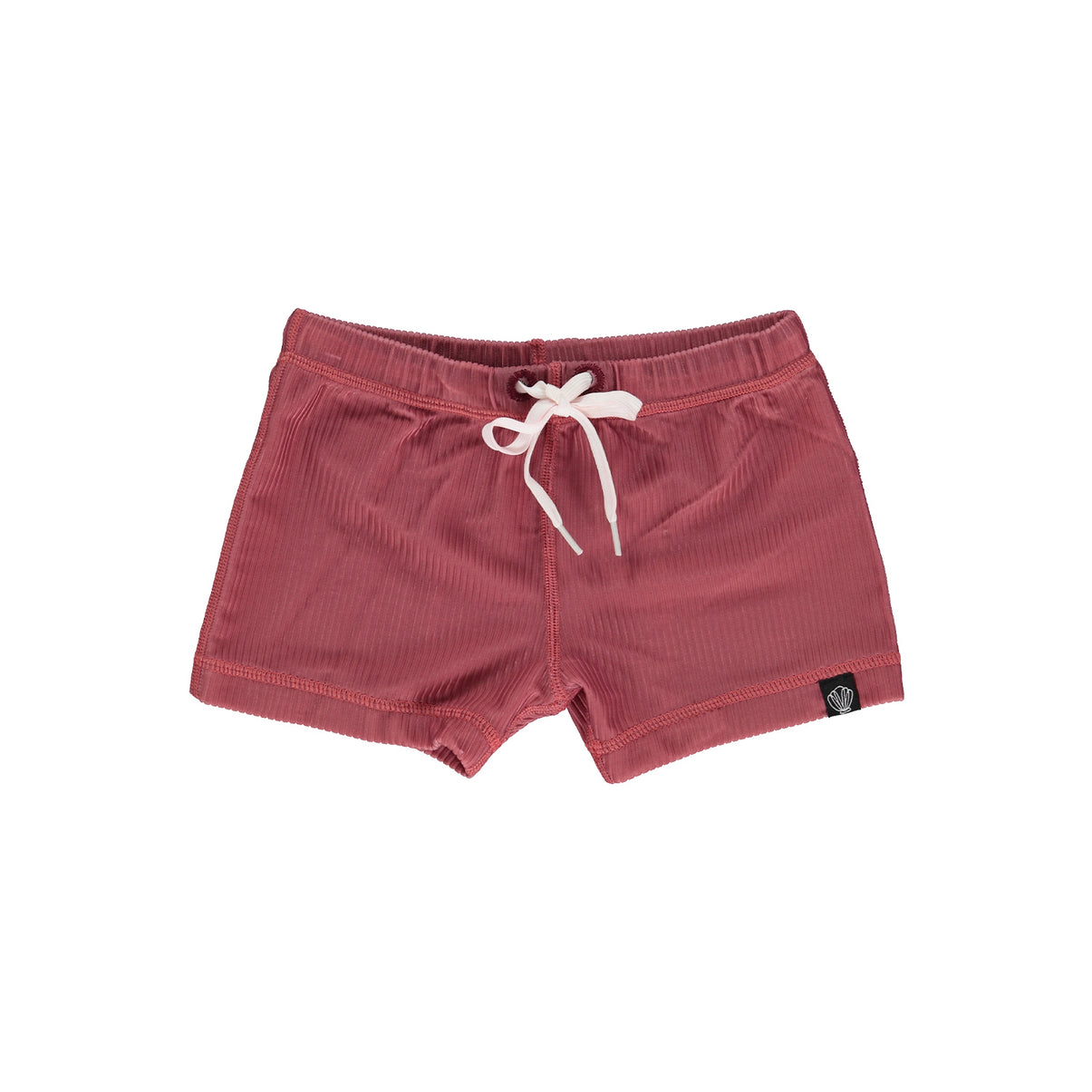 Garnet Ribbed Swimshort