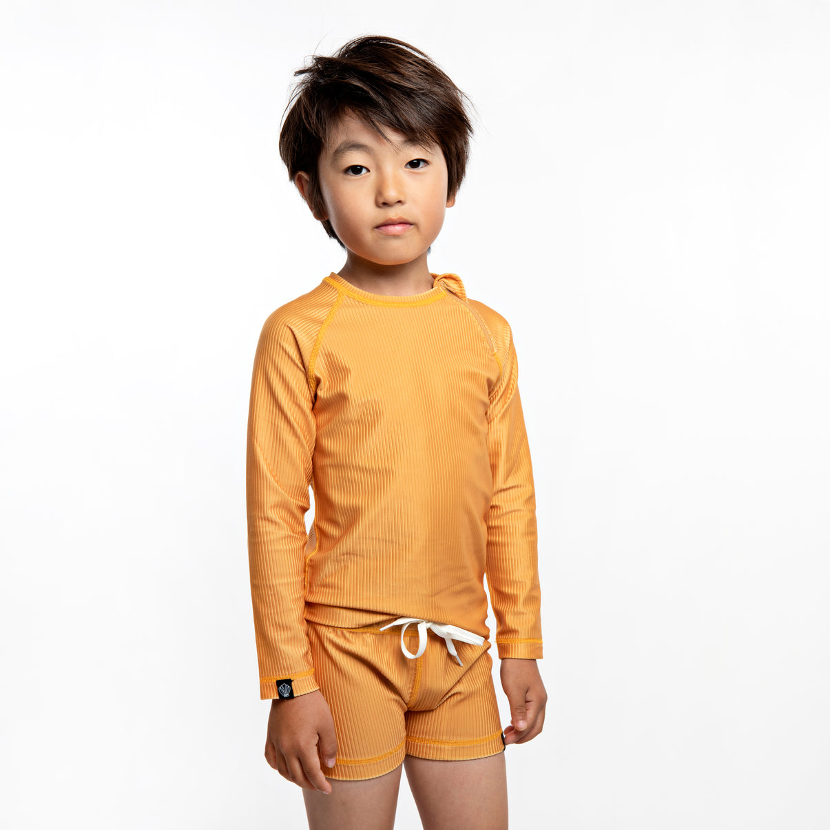 Golden Ribbed Tee  Long Sleeve