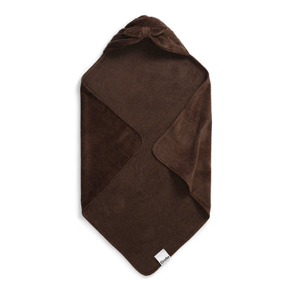 Hooded Towel - Chocolate Bow