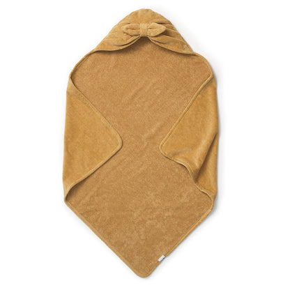 Hooded Towel - Gold Bow