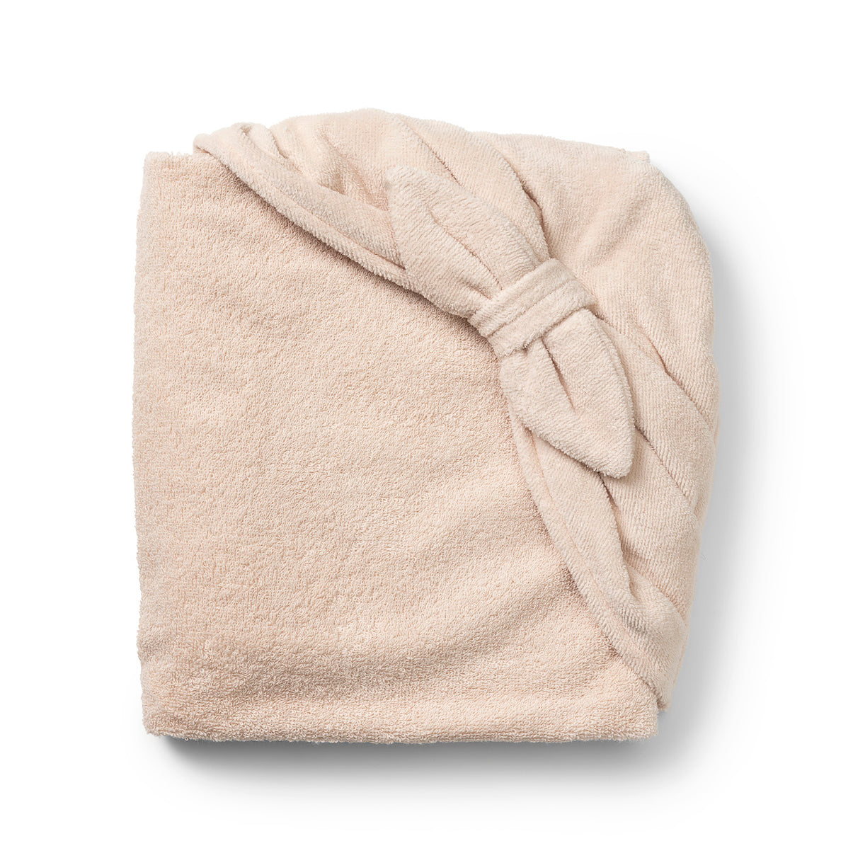 Hooded Towel - Powder Pink Bow