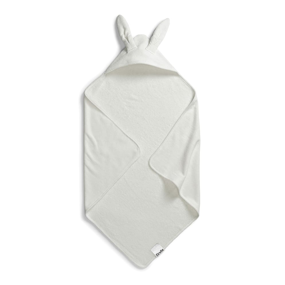 Hooded Towel - Vanilla White Bunny
