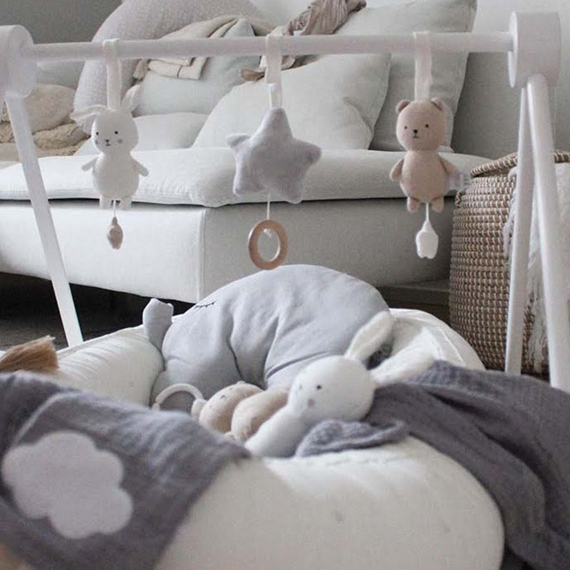 Babygym Wood - White