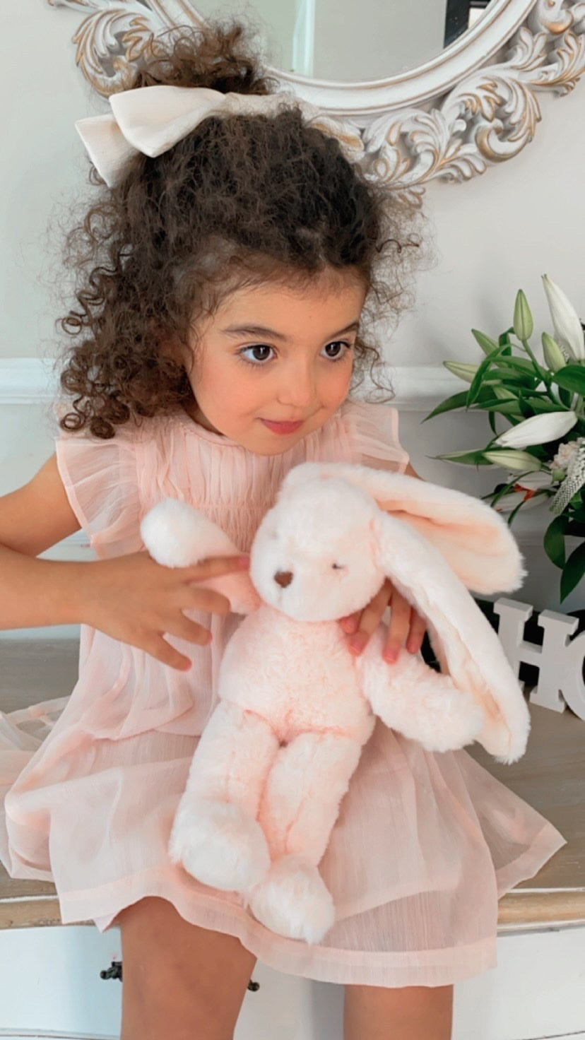 Teddykompaniet - Svea Bunny Stuffed Animal -  Light Pink (30 cm)