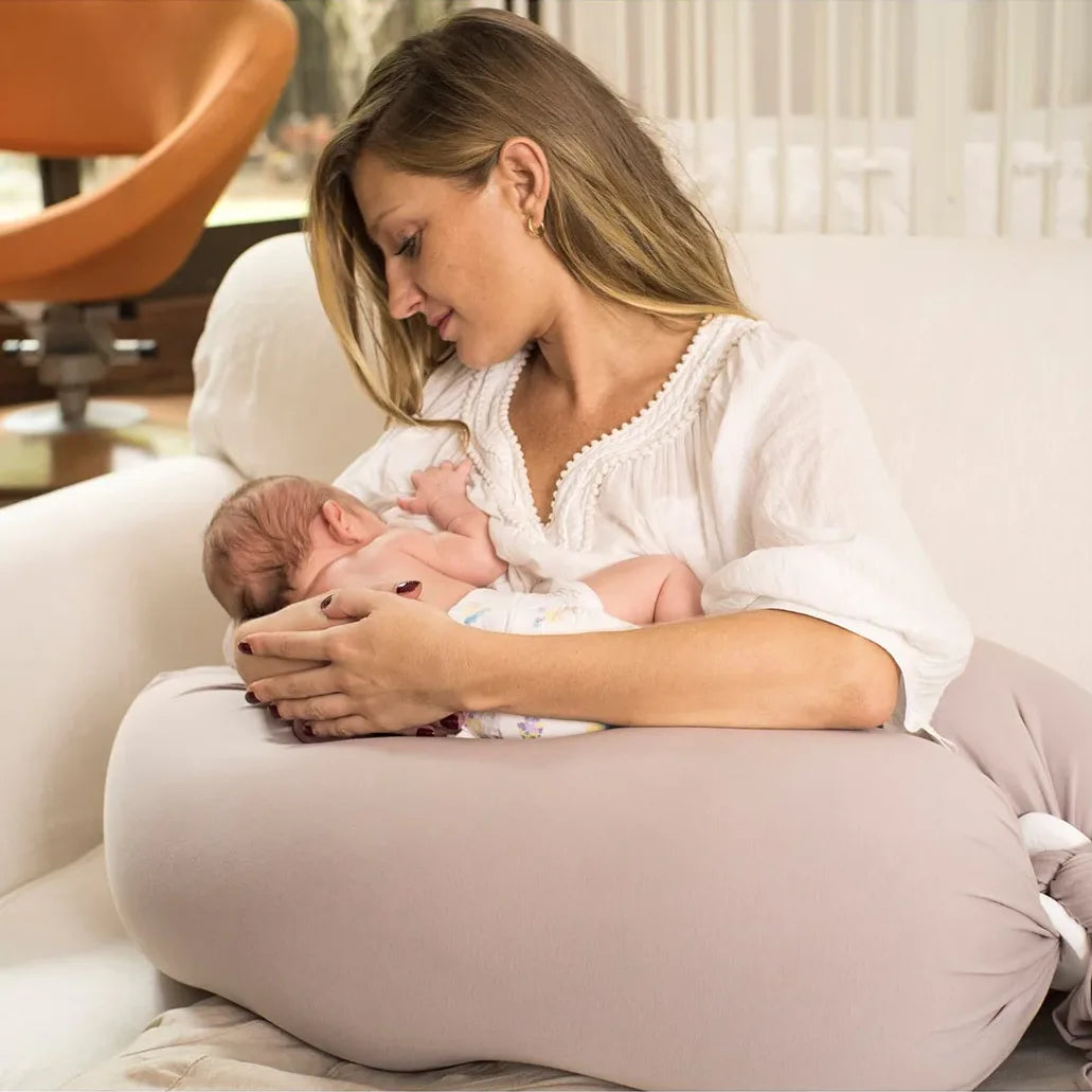 Pregnancy Pillow in Dusty Pink / Vanilla