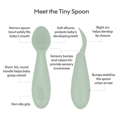 Ezpz - Tiny Spoon Pack of 2 - Sage