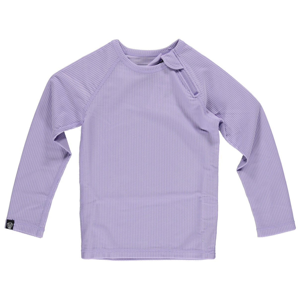 Lavender Ribbed Tee  Long Sleeve