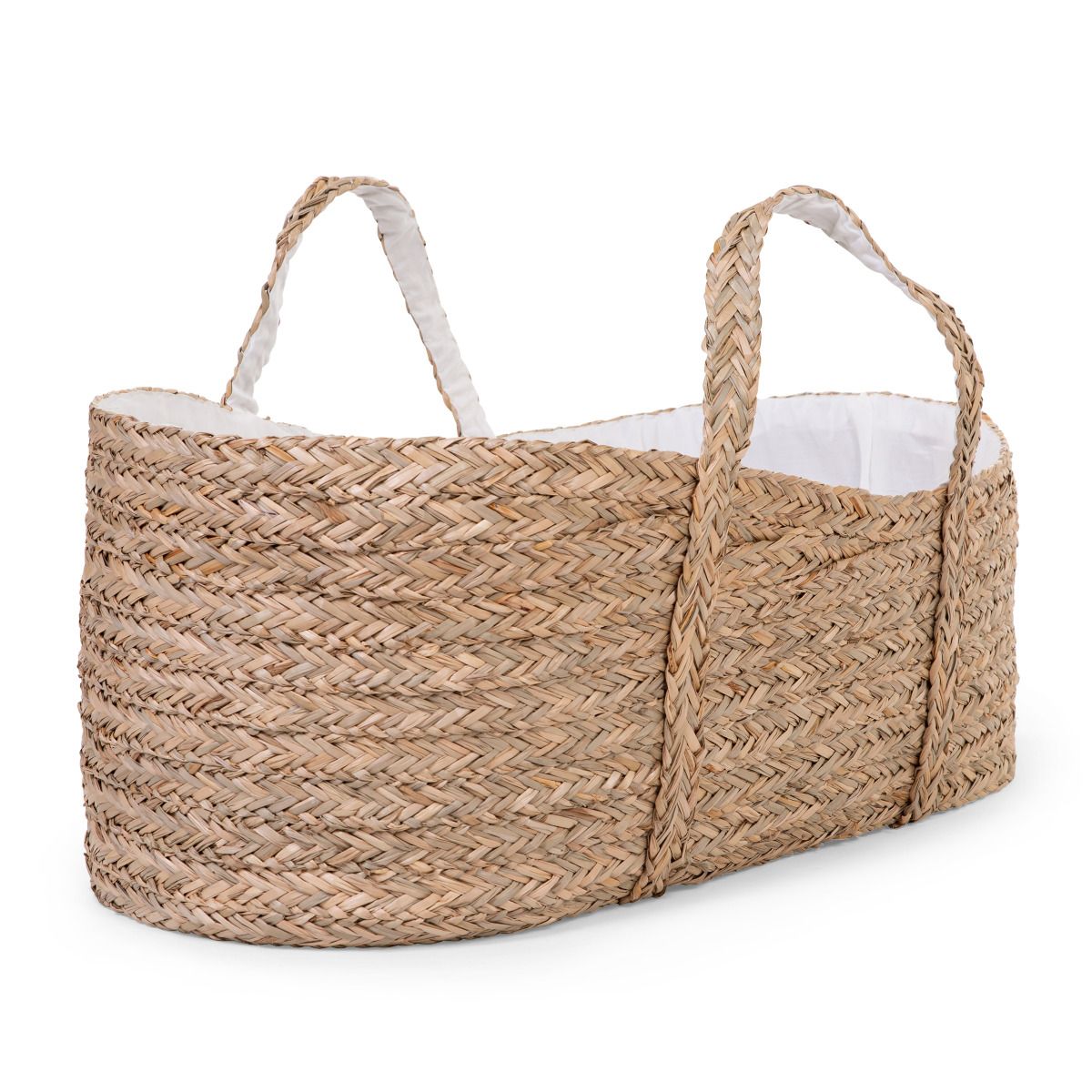 Moses Basket + Mattress - Seagrass Natural