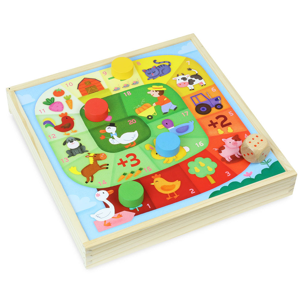 Vilac - Farm Tiny Tots Game Set