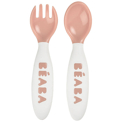 Training Fork And Spoon 2nd Age - Old Pink