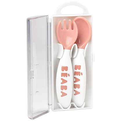 Training Fork And Spoon 2nd Age - Old Pink