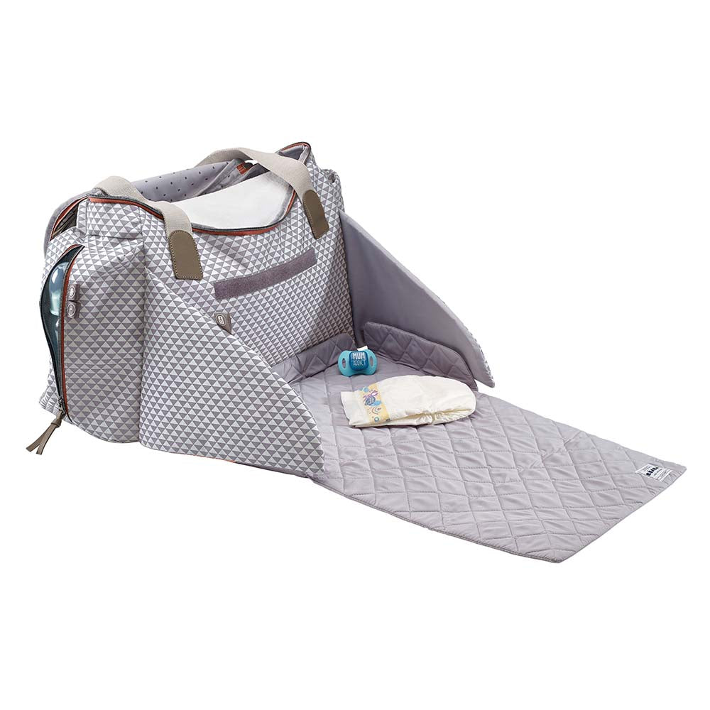 Sydney II Changing Bag Play Print Grey – Elli Junior