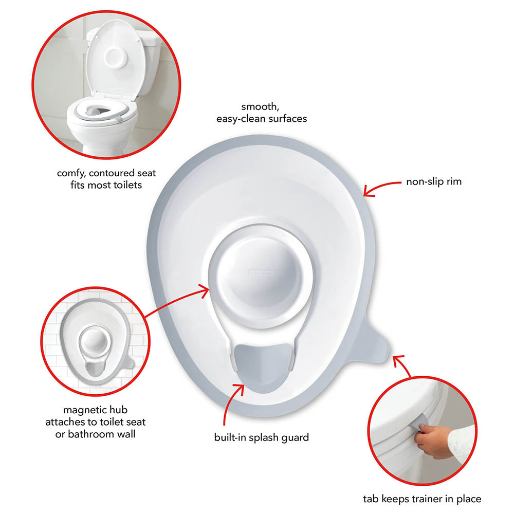 Skip Hop - Easy Store Toilet Trainer - White