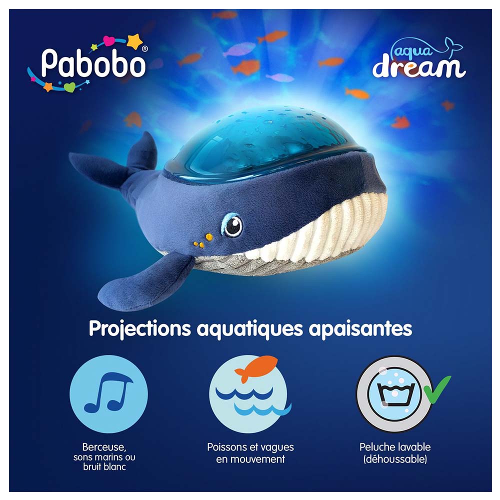 Pabobo - Ambiance Projector Aqua Effect - Whale