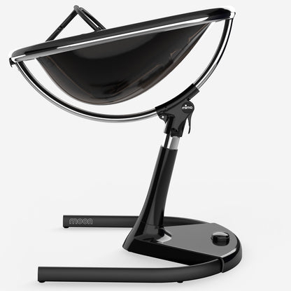 Mima Moon Highchair with Footrest - Black