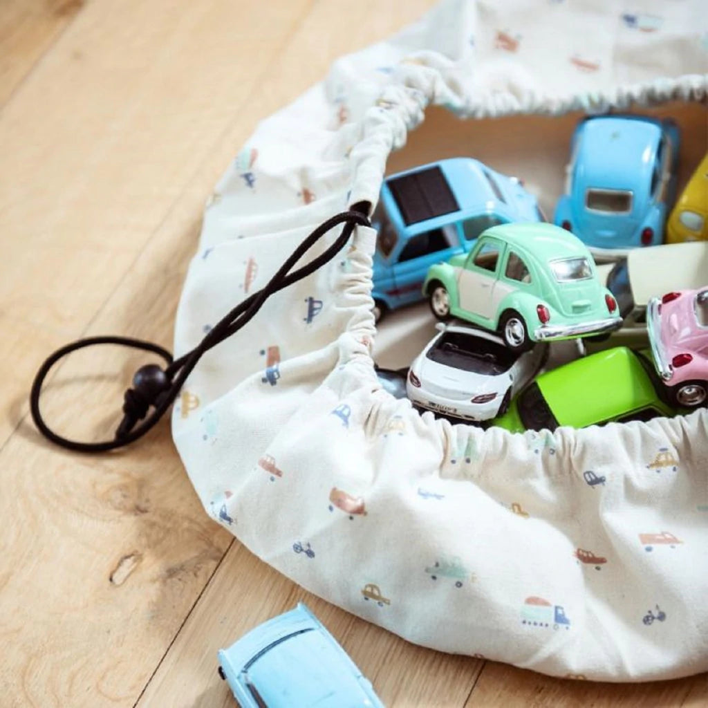 Play and Go - Mini Playmat and Storage Bag - Cars
