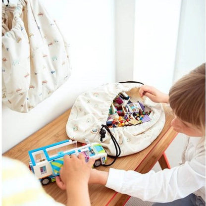 Play and Go - Mini Playmat and Storage Bag - Cars