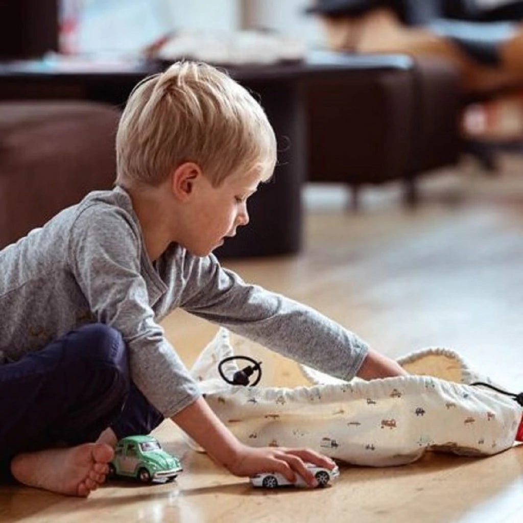 Play and Go - Mini Playmat and Storage Bag - Cars