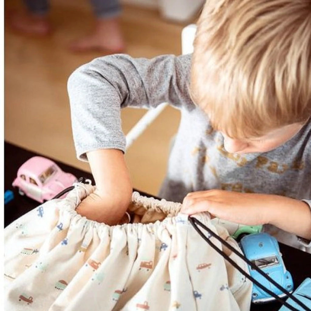 Play and Go - Mini Playmat and Storage Bag - Cars